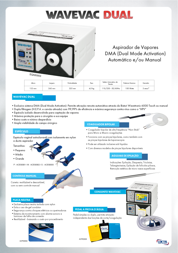 Wavetronic 6000 Touch + Aspirador Wavevac
